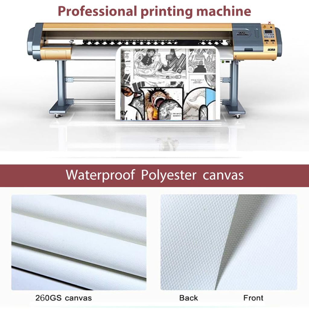 HASTHIP Anime Poster - 5 Piece Canvas Wall Art One Piece Manga Wall Posters, Home Decor Items for Living Room, Painting for Wall Decoration, Wall Decoration Items for Living Room, No Wooden Frame HASTHIP Anime Poster - 5 Piece Canvas Wall Art One Piece Manga Wall Posters, Home Decor Items for Living Room, Painting for Wall Decoration, Wall Decoration Items for Living Room, No Wooden Frame